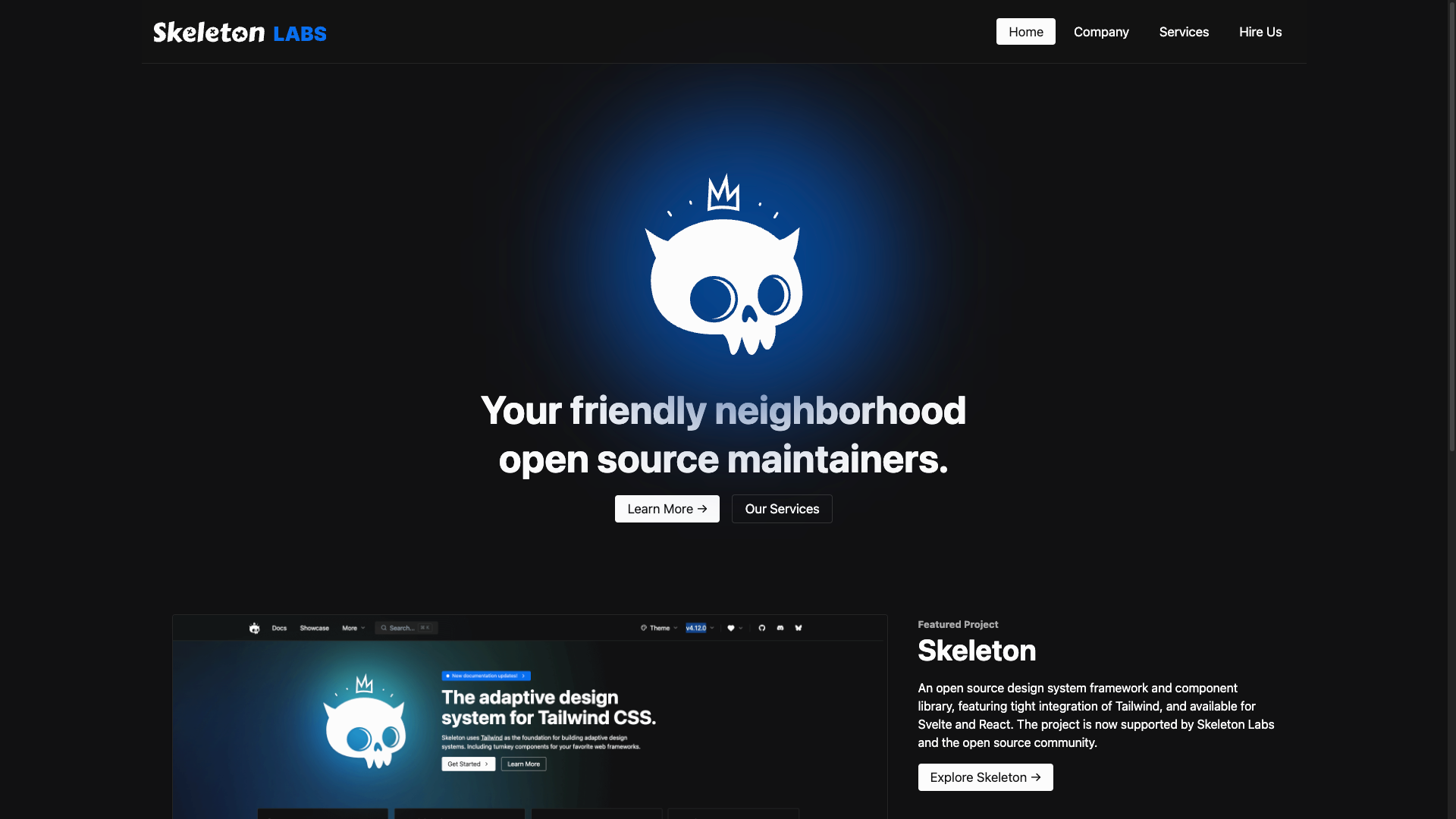 Skeleton Labs Screenshot